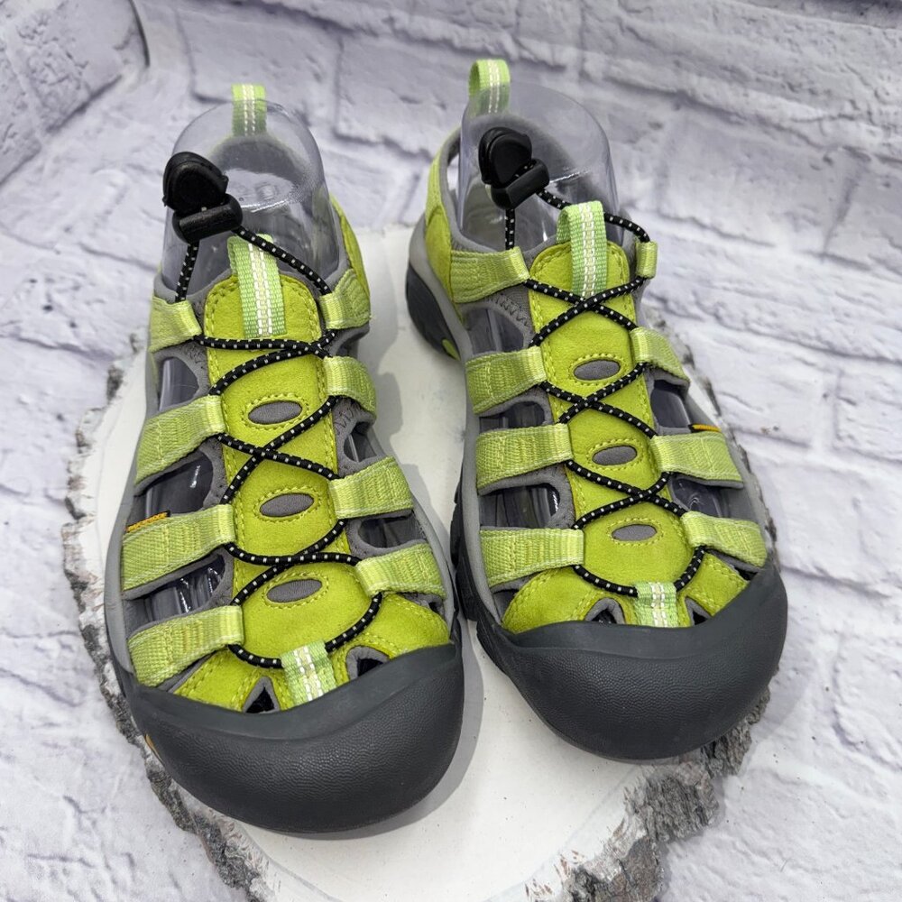 Keen Newport H2 Hiking Sport Waterproof Sandals Women's Size 8.5 Lime Green - Picture 2 of 12